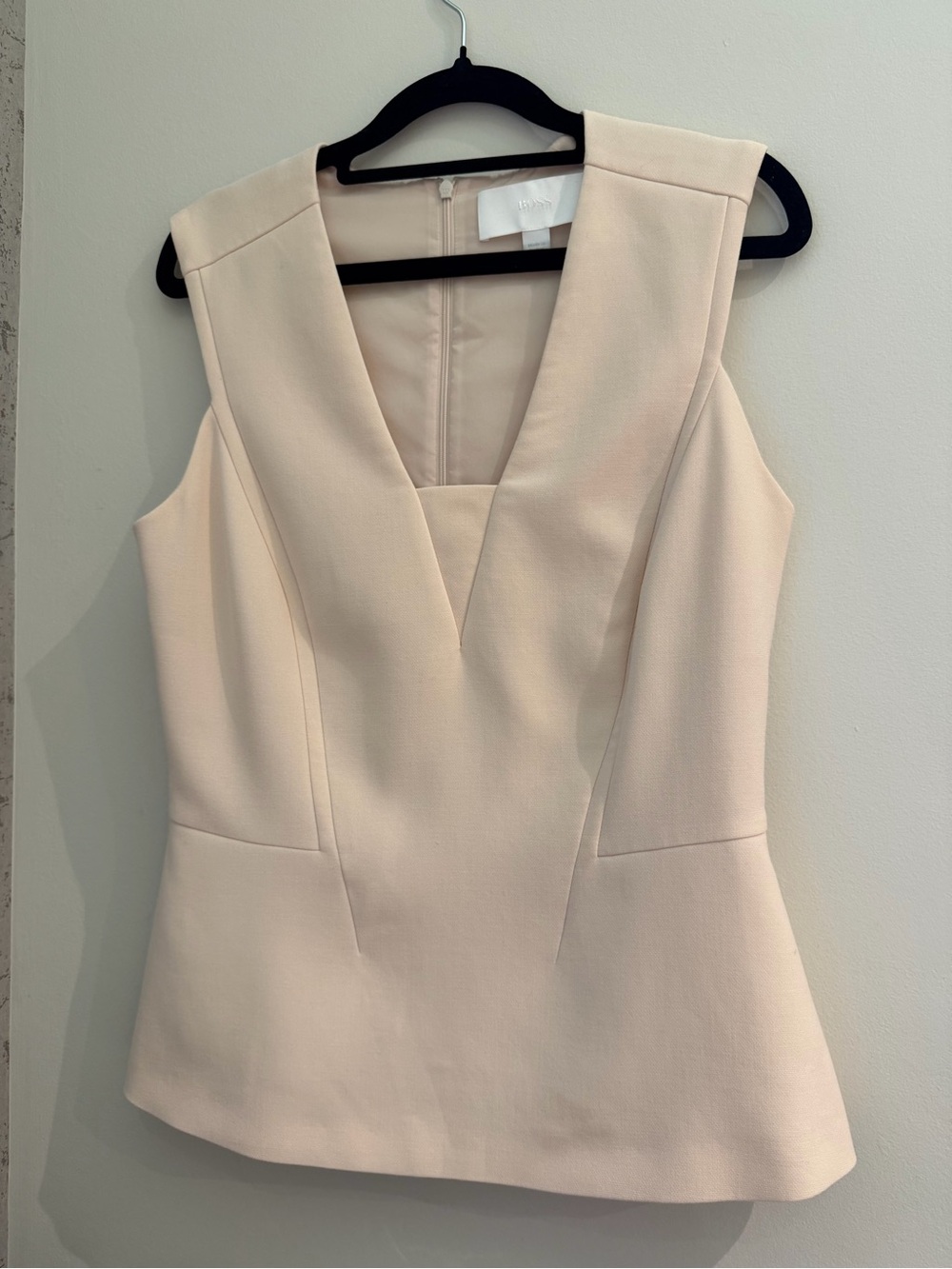 Hugo Boss Islela Cream Peplum Top
